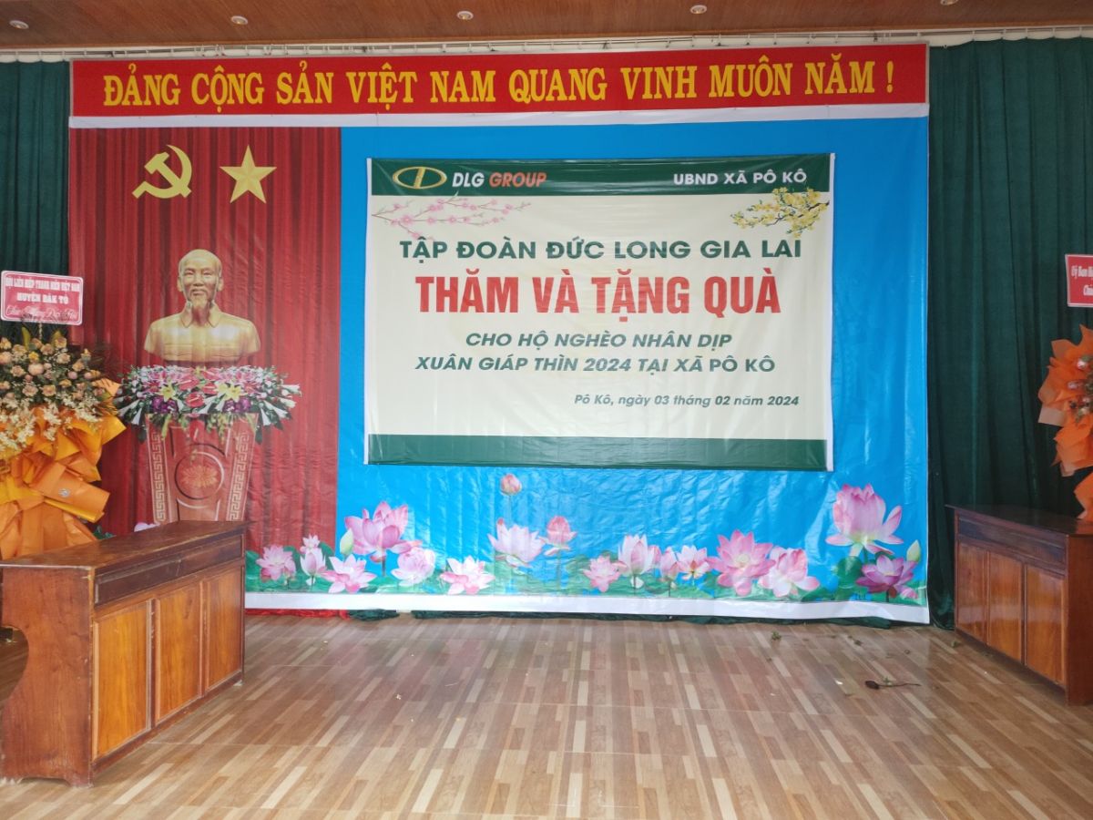 Đức Long Gia Lai trao hơn 1.500 xuất quà nhân dịp Tết Giáp Thìn 2024