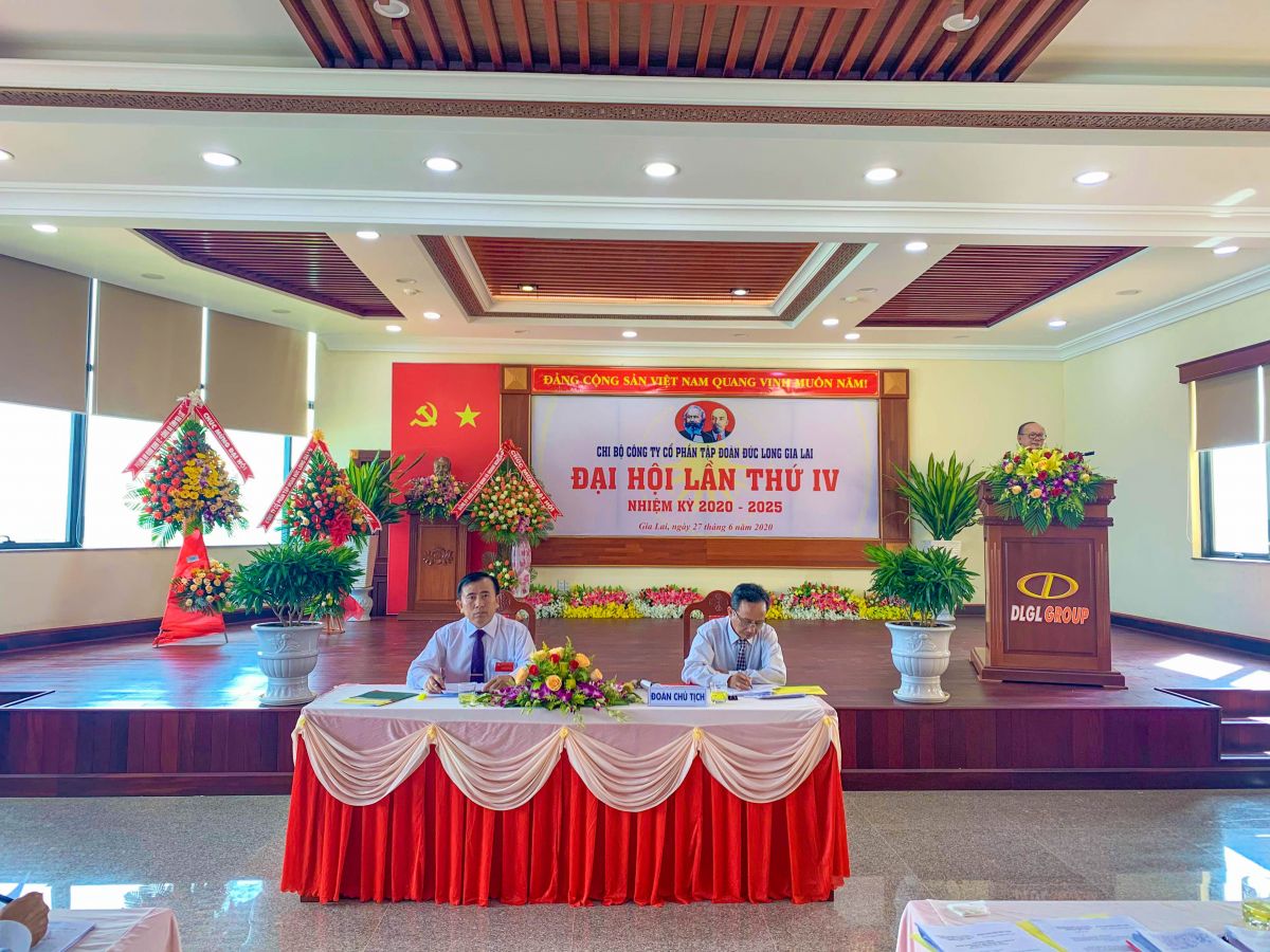 CHI BỘ CÔNG TY CỔ PHẦN TẬP ĐOÀN ĐỨC LONG GIA LAI TỔ CHỨC THÀNH CÔNG ĐẠI HỘI CHI BỘ LẦN THỨ IV