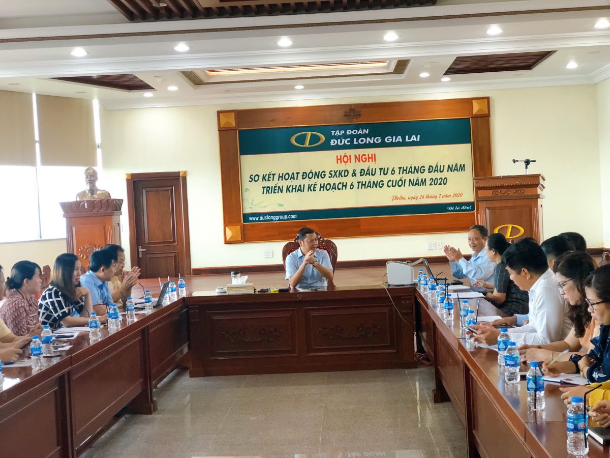 ĐLGL TỔ CHỨC HỘI NGHỊ SƠ KẾT HOẠT ĐỘNG SXKD VÀ ĐẦU TƯ 6 THÁNG ĐẦU NĂM. TRIỂN KHAI KẾ HOẠCH 6 THÁNG CUỐI NĂM 2020