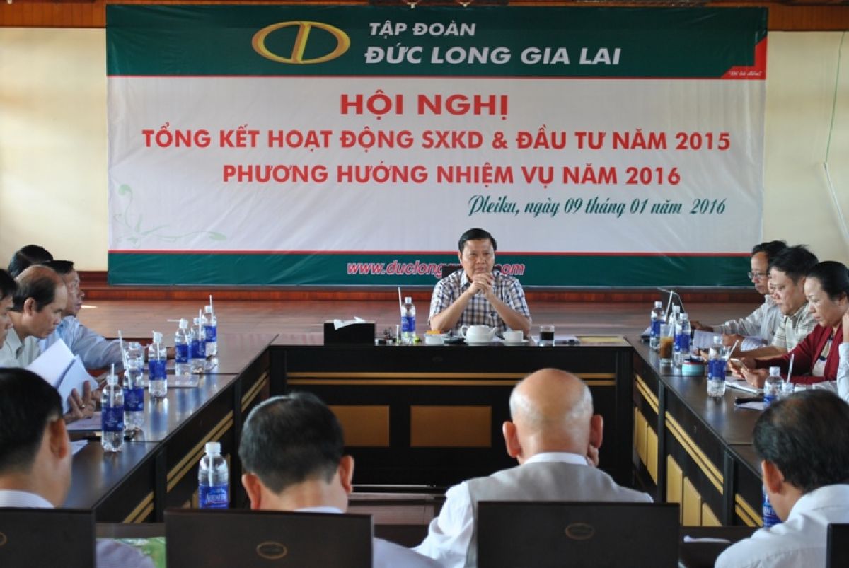 ĐỨC LONG GIA LAI TỔNG KẾT HOẠT ĐỘNG SXKD VÀ ĐẦU TƯ NĂM 2015